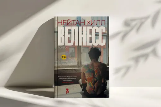 A book Wellness with a man's back on cover